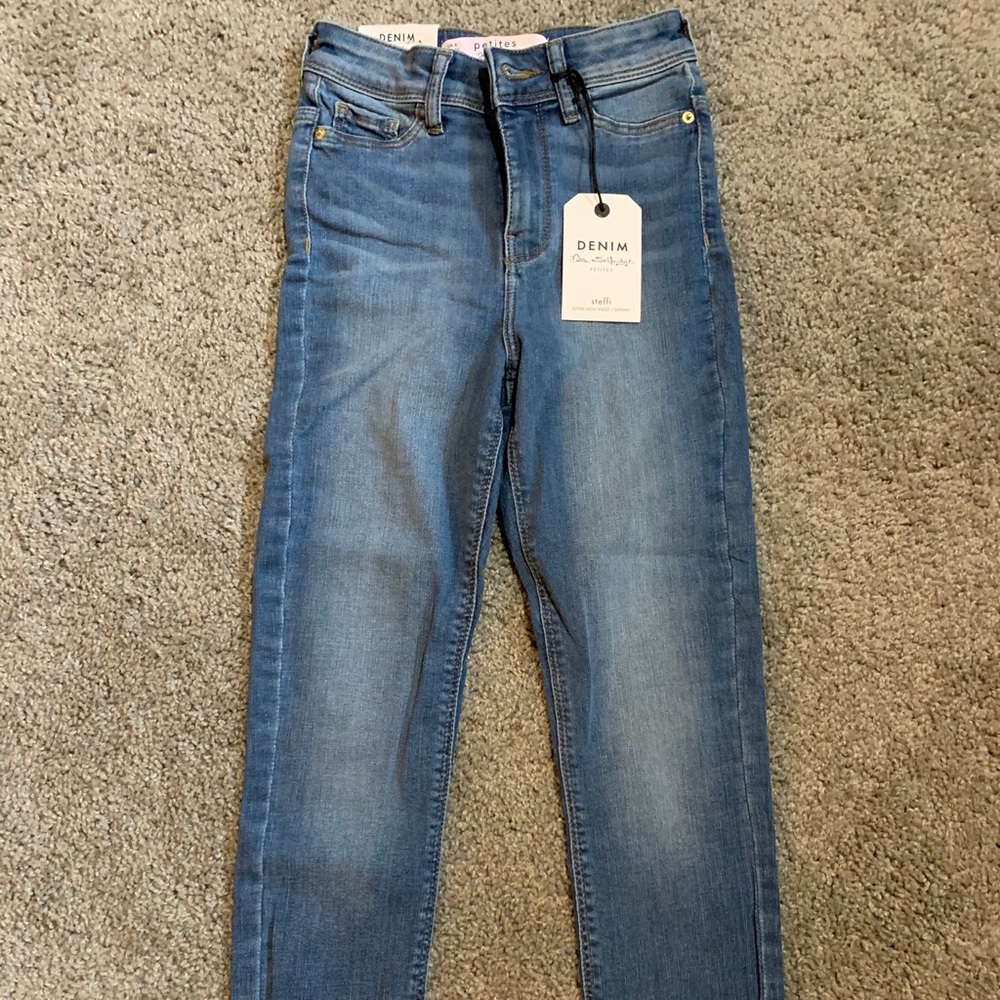 Women’s Petite High Waisted Skinny Jeans